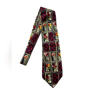 5/$25 Sazzari made in Italy men’s silk vintage floral and geometric tie